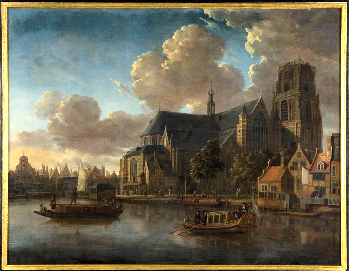 Laurenkerk, Abram Storck, 1676; Hist. Museum Rotterdam